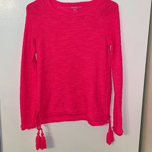 Lilly Pulitzer Jodi sweater XXS Hot pink NEVER WORN